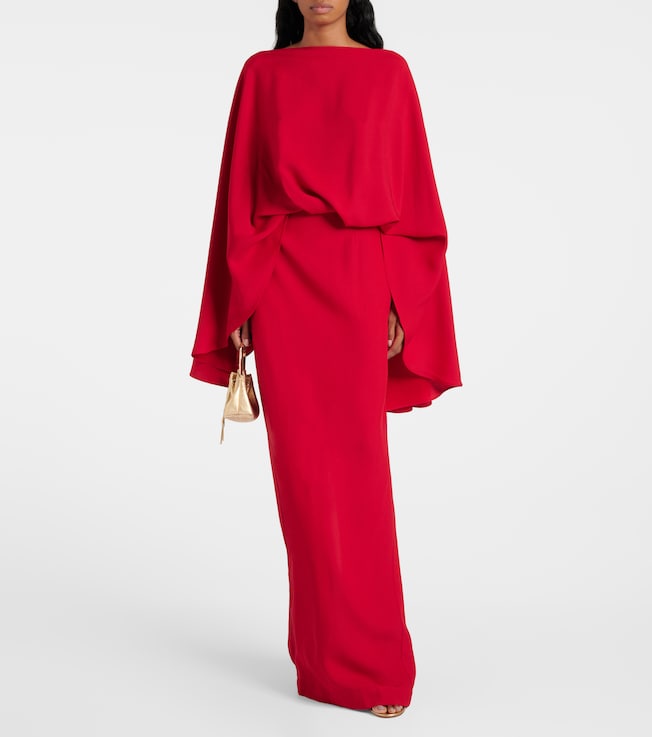 Taller Marmo Eolia crêpe cady gown