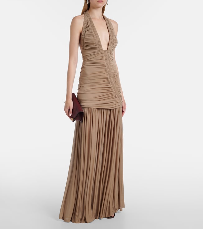 Christopher Esber Orion gathered ruched gown