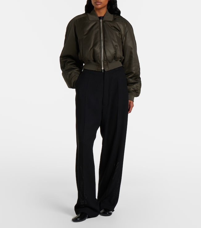 PHOEBE PHILO Cropped bomber jacket