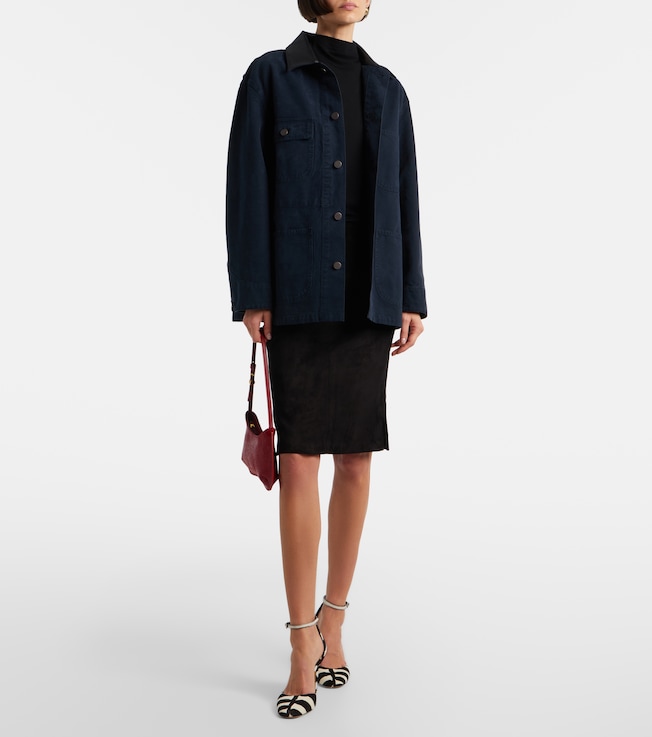 Stouls Gin suede miniskirt