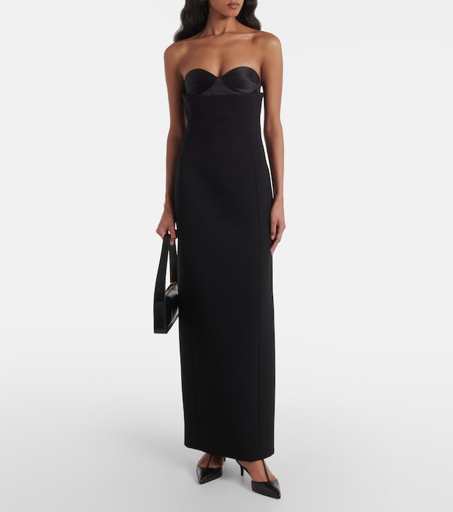 KHAITE Yael crêpe maxi dress