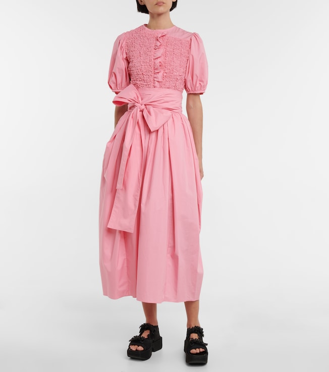 Cecilie Bahnsen Carrie ruffle-trimmed poplin top