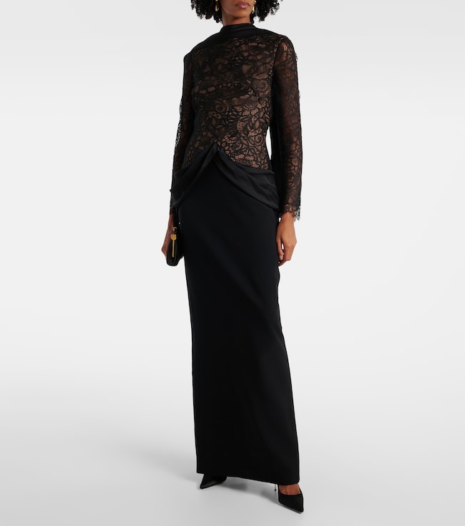 Safiyaa Serryna lace gown