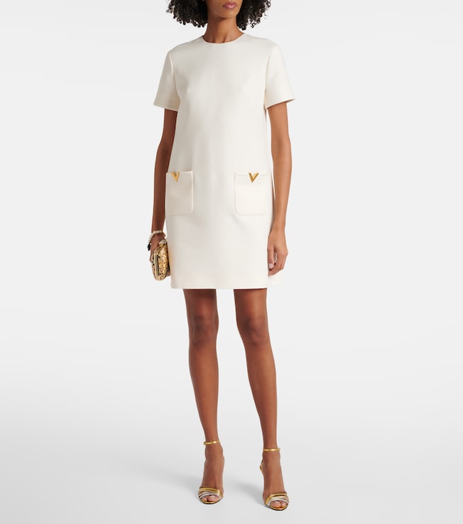 Valentino VGold Crepe Couture minidress