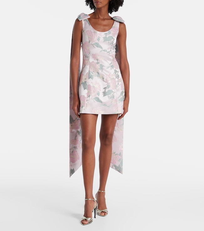 Markarian Gita floral brocade minidress