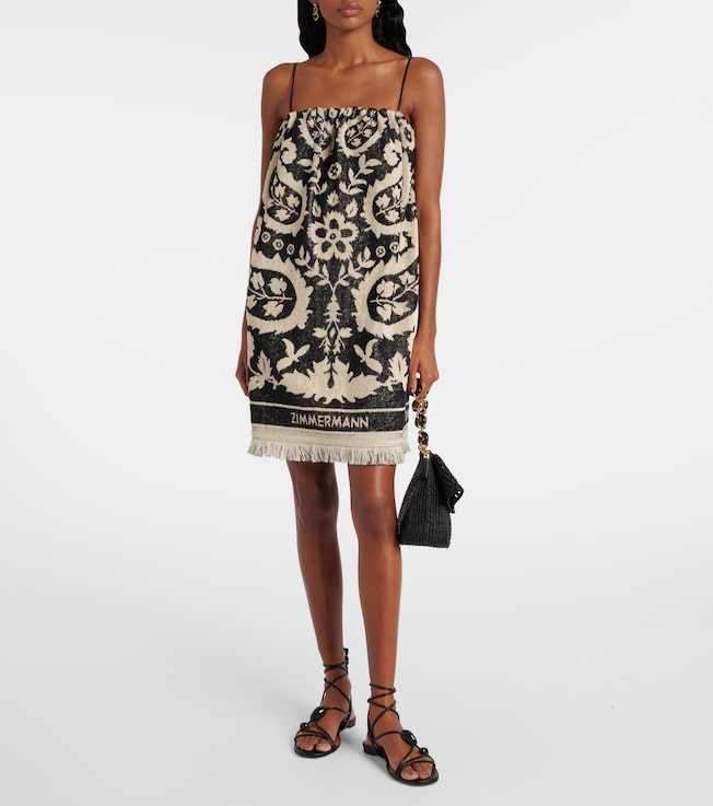 Zimmermann Rhiannon cotton terry minidress