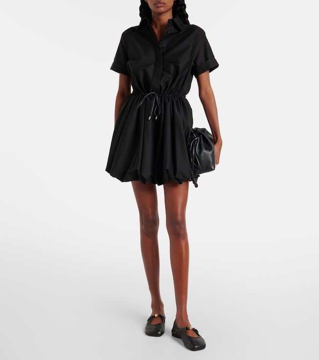 Loewe Balloon cotton and silk gabardine minidress