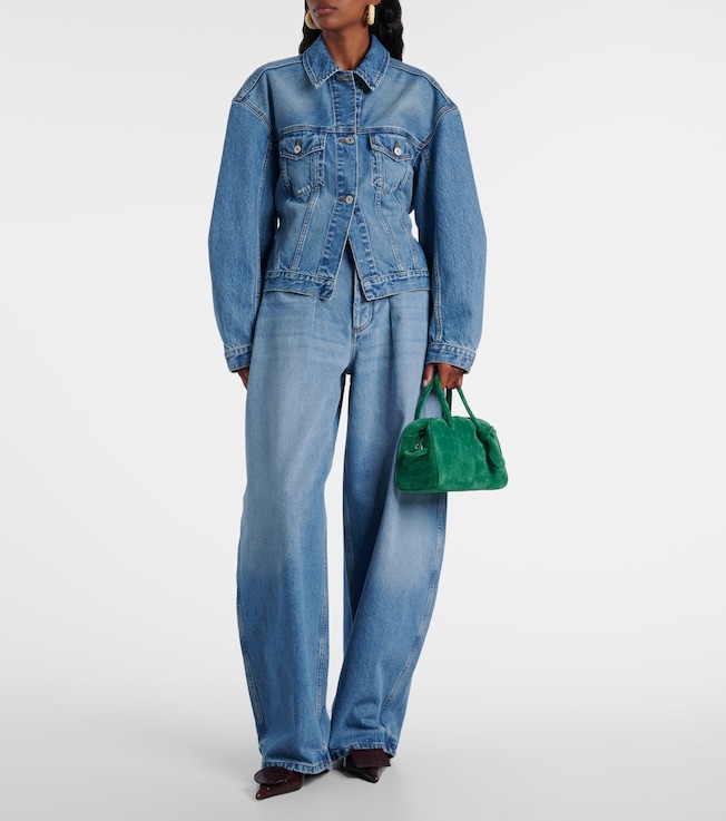 Jacquemus Ovalo De-Nîmes barrel-leg jeans