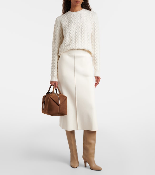 Max Mara Aramis cable-knit cashmere sweater