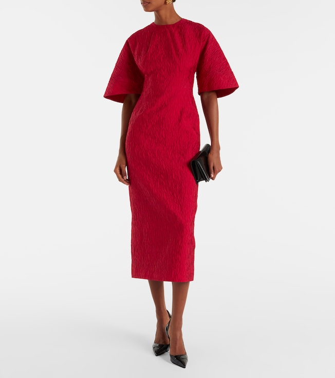 Roksanda Falah cloqué midi dress