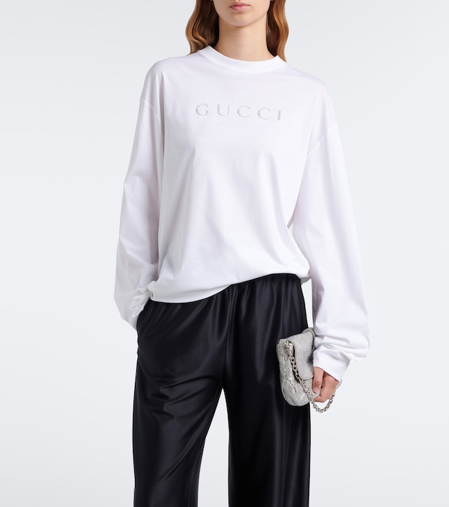 Gucci Logo cotton jersey T-shirt