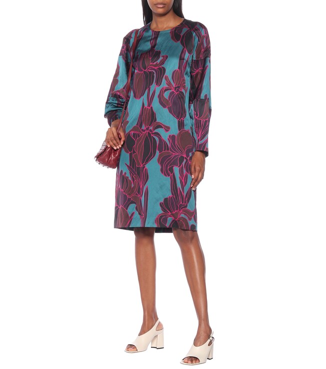 Dries Van Noten Floral satin dress