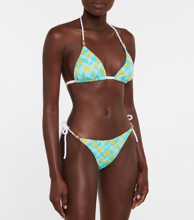 Heidi Klein St Tropez printed bikini bottoms