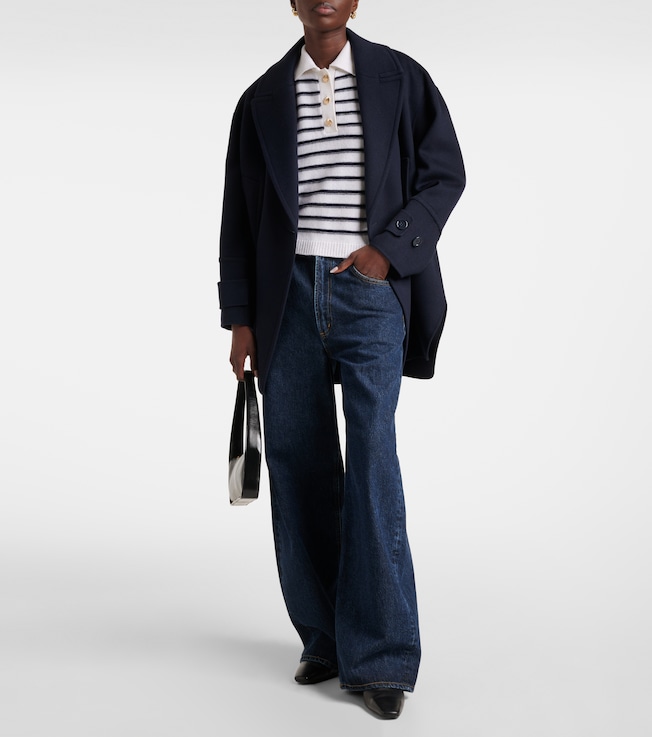 Jardin des Orangers Wool and cashmere polo sweater