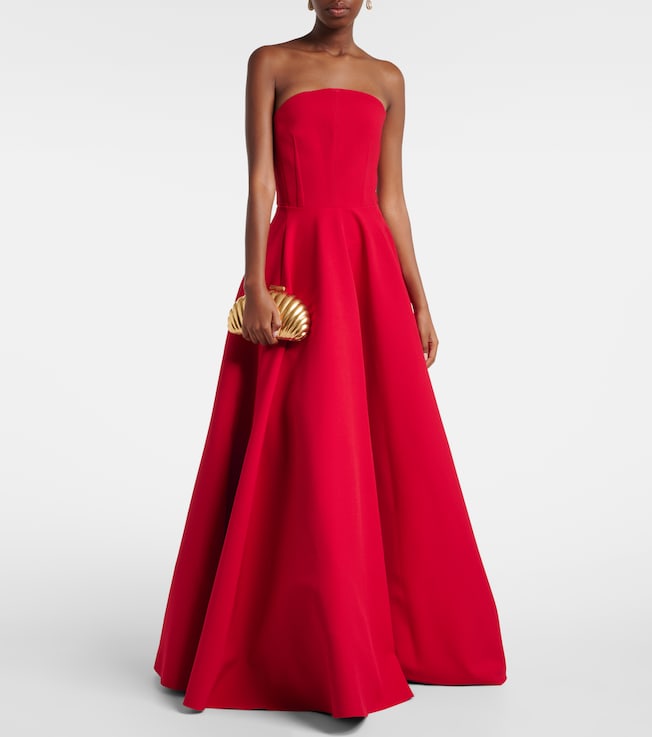 Solace London Mathilde strapless gown
