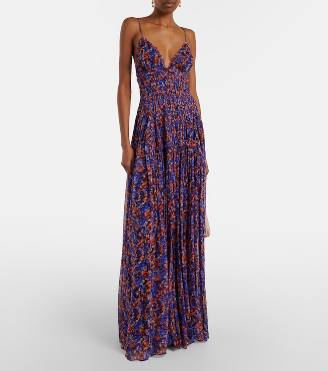 Ulla Johnson Atrani floral silk chiffon maxi dress