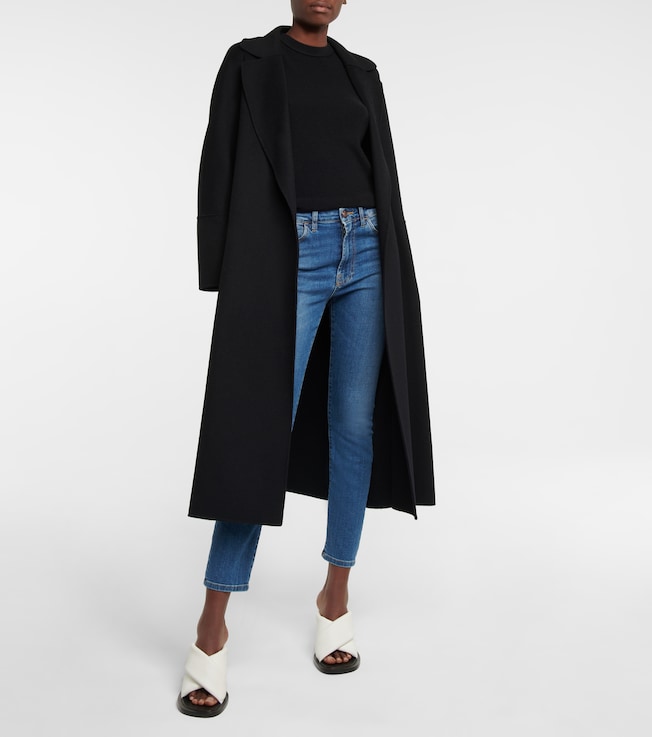 3x1 N.Y.C. Mid-rise cropped boot-leg jeans