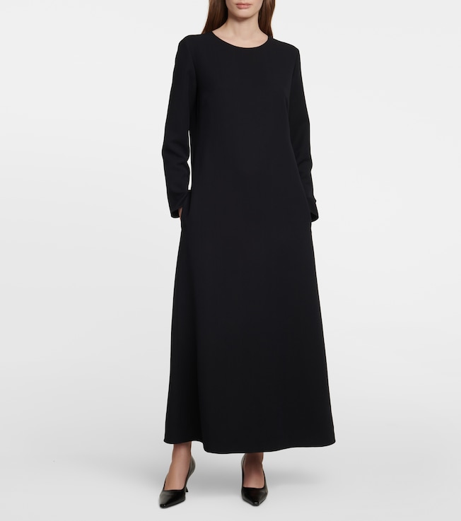 The Row Lucinda silk and wool maxi dress