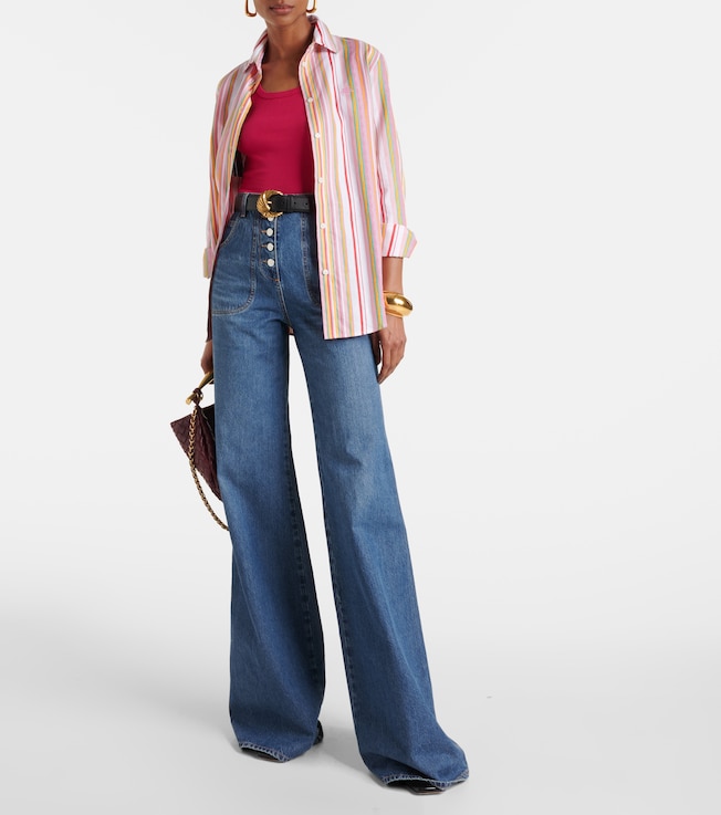 RE/DONE Ribbed-knit cotton jersey tank top