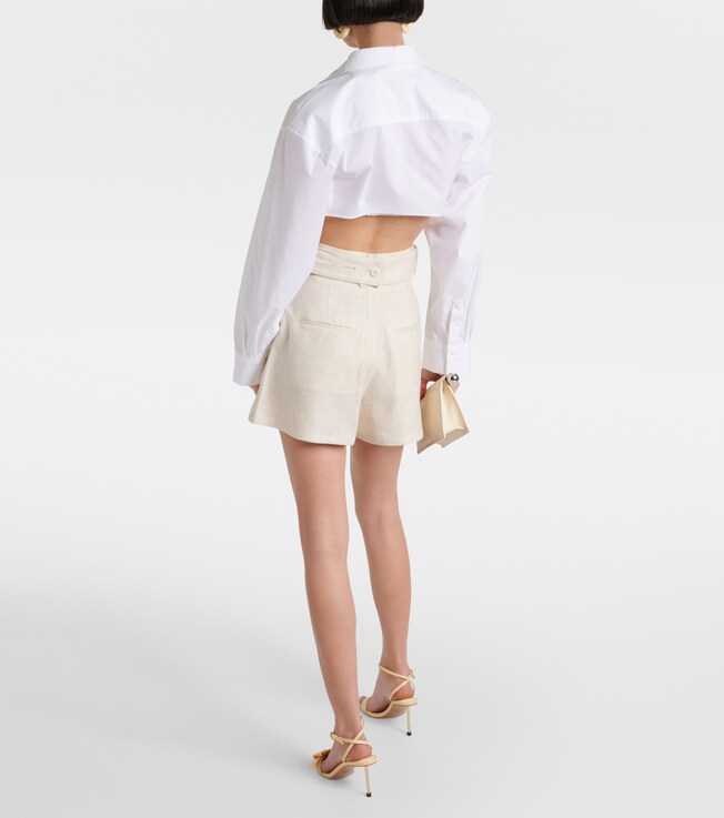 Jacquemus Jacquemus Le Short Bari high-rise shorts