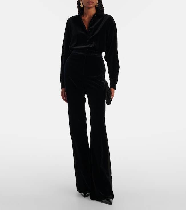 Max Mara Cotton velvet bodysuit