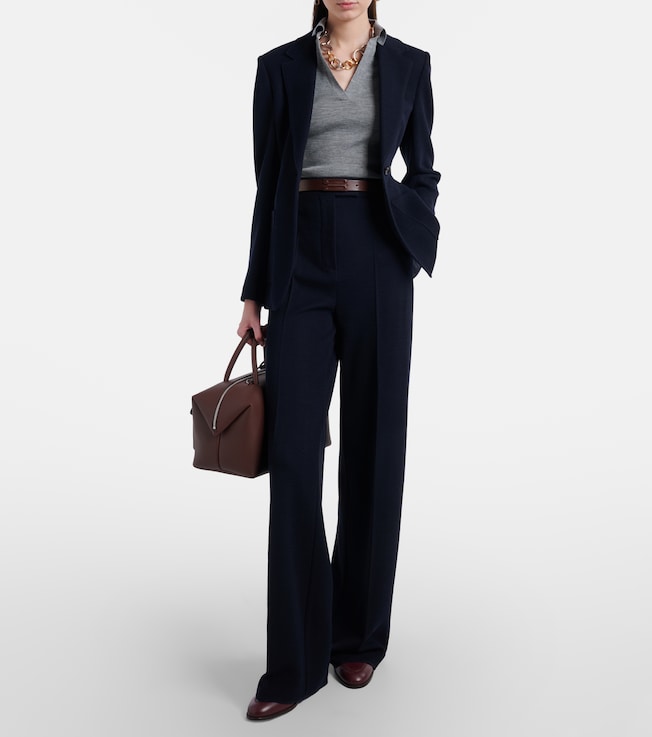 Max Mara Albero virgin wool polo shirt