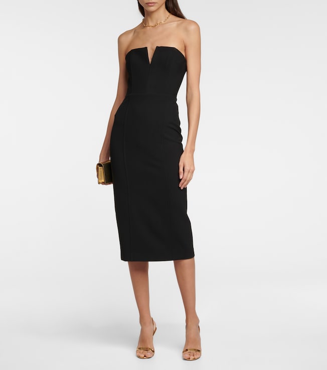 Veronica Beard Nabi strapless midi dress