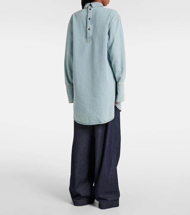 Dries Van Noten Dries Van Noten Denim turtleneck top