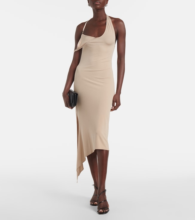 Courrèges Undressed asymmetrical midi dress