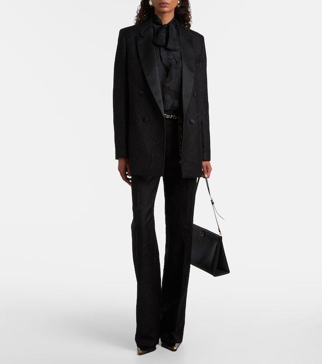 Etro Paisley tie-neck blouse