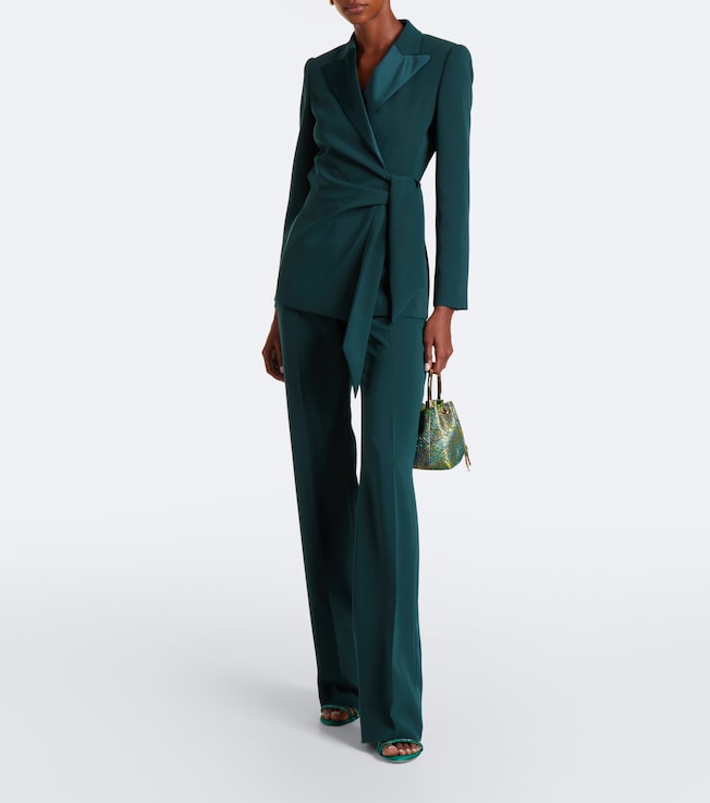 Max Mara Elegante cady staight-leg pants