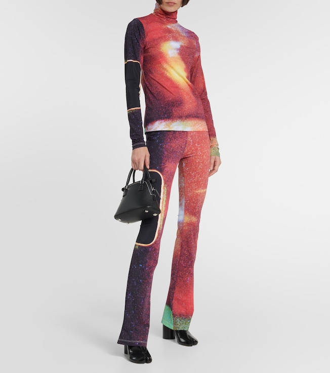 MM6 Maison Margiela Printed turtleneck top