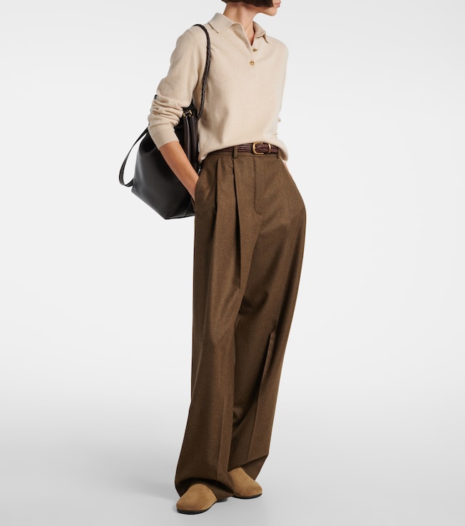 Loro Piana Classic cashmere polo sweater