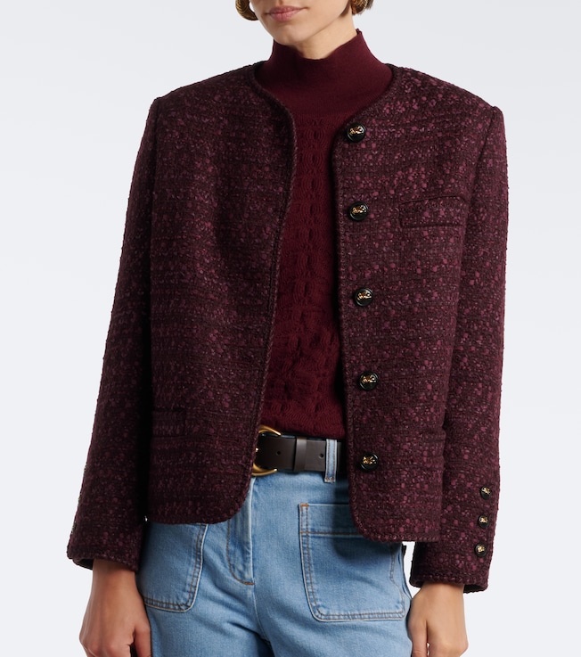 Etro Wool-blend tweed jacket