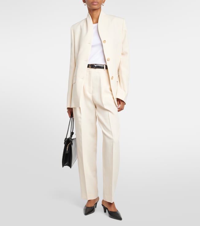 TOTEME Pleated straight pants
