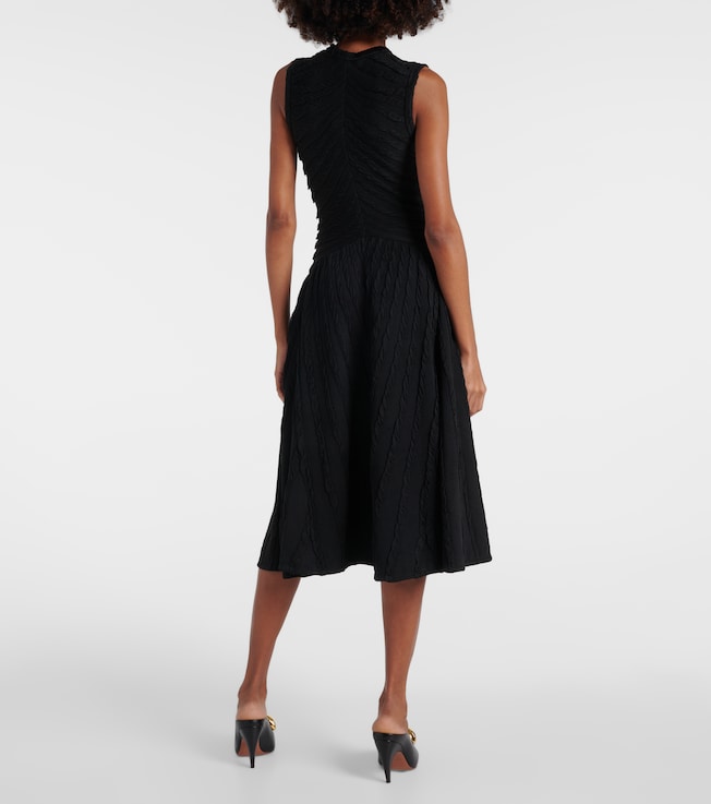 Alaïa Alaïa Gathered midi dress