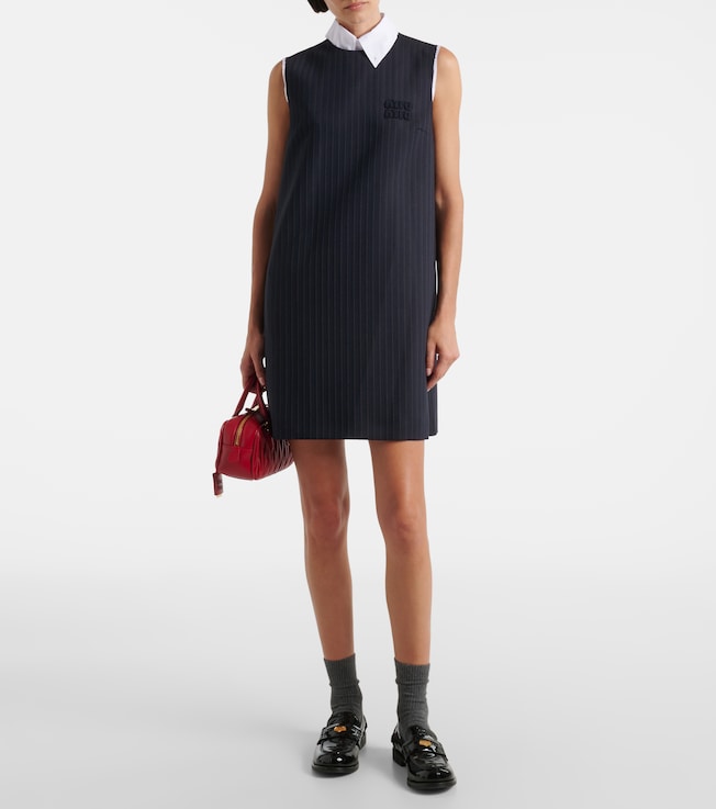 Miu Miu Wool and cotton minidress