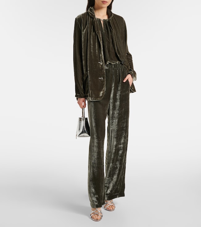 Velvet Kyla velvet blazer