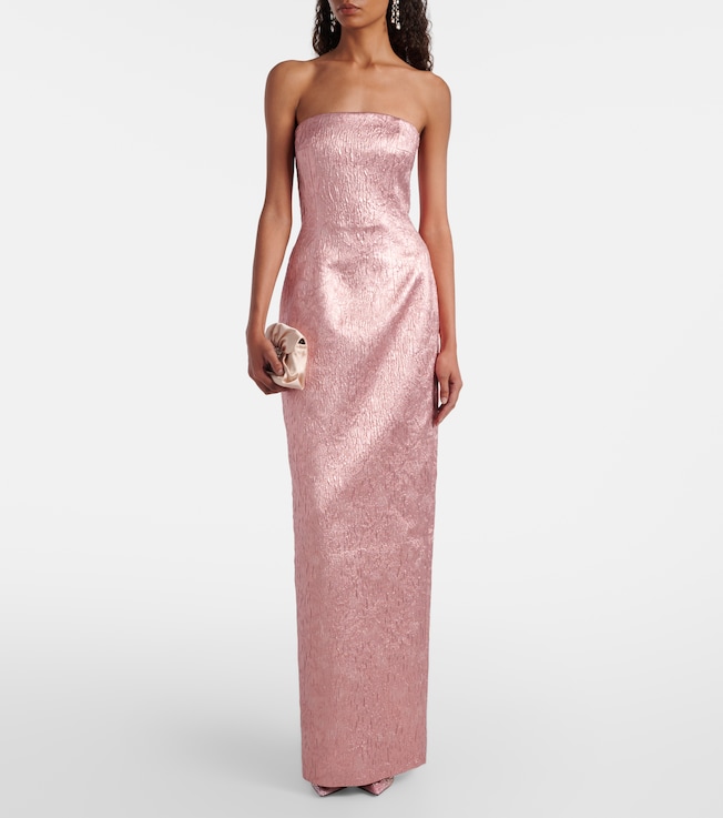 Emilia Wickstead Laelia cloque bustier gown