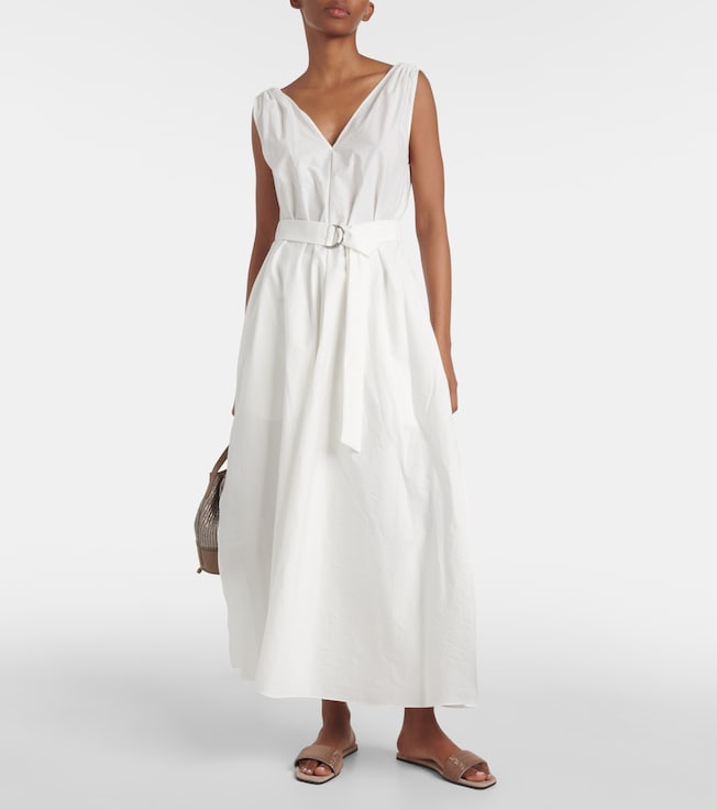 Brunello Cucinelli Pleated maxi dress