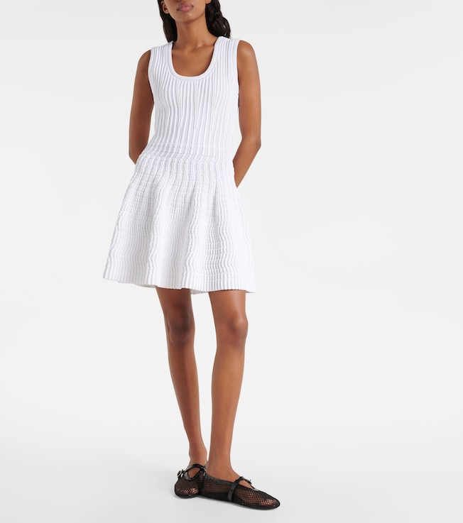 Alaïa Pointelle minidress