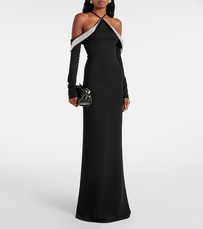 David Koma Crystal-embellished gown