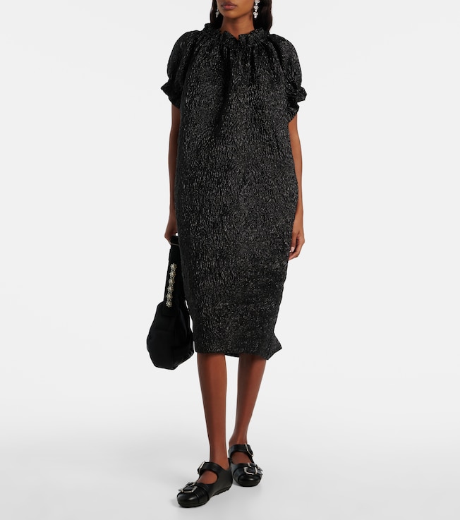  Gathered midi dress