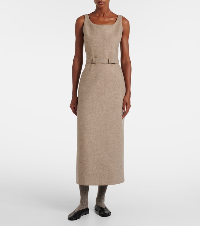 The Row Vadira wool midi dress