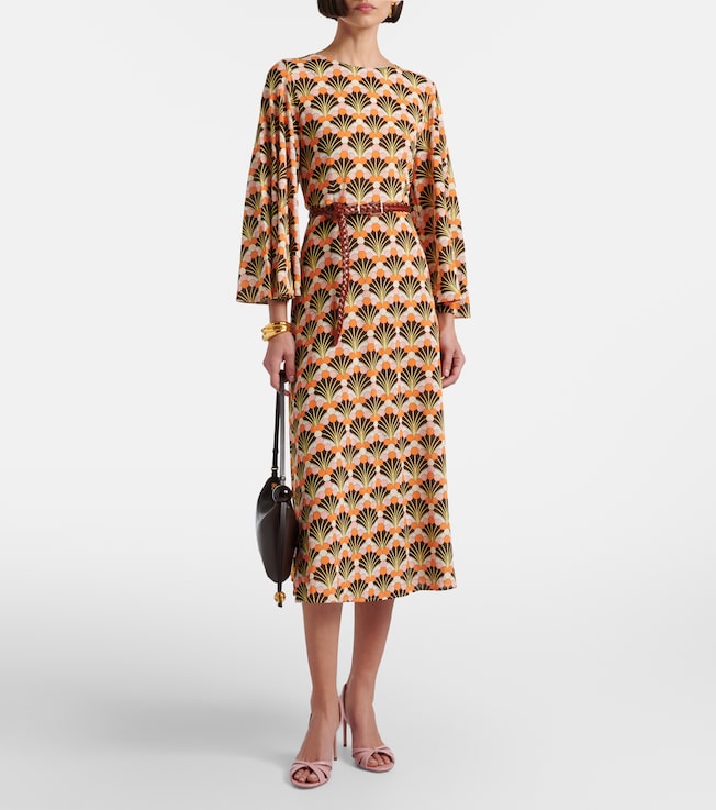 La DoubleJ Sorella printed midi dress