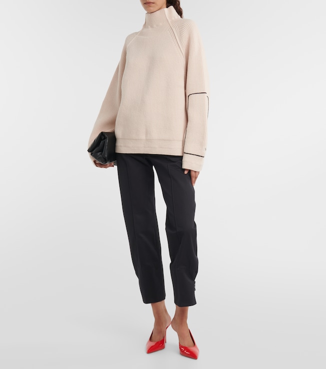 Victoria Beckham Oversized wool turtleneck sweater 