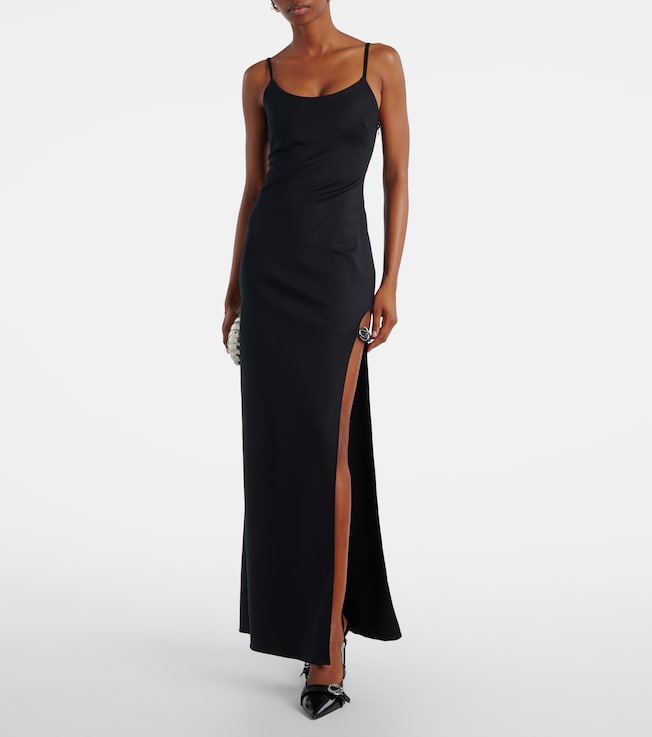 Coperni Coperni Garter cotton-blend jersey maxi dress