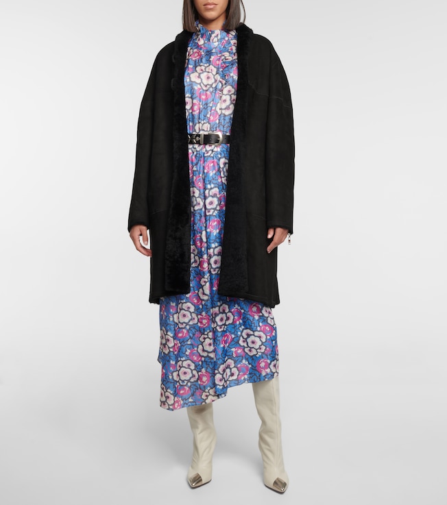 Isabel Marant Abazoe shearling coat