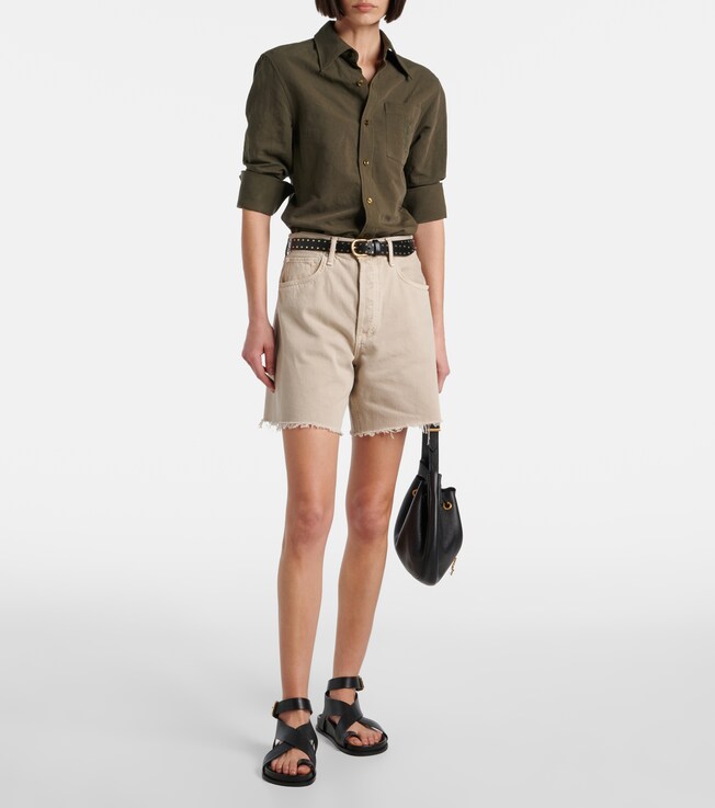 Citizens Of Humanity Marlow Long denim shorts