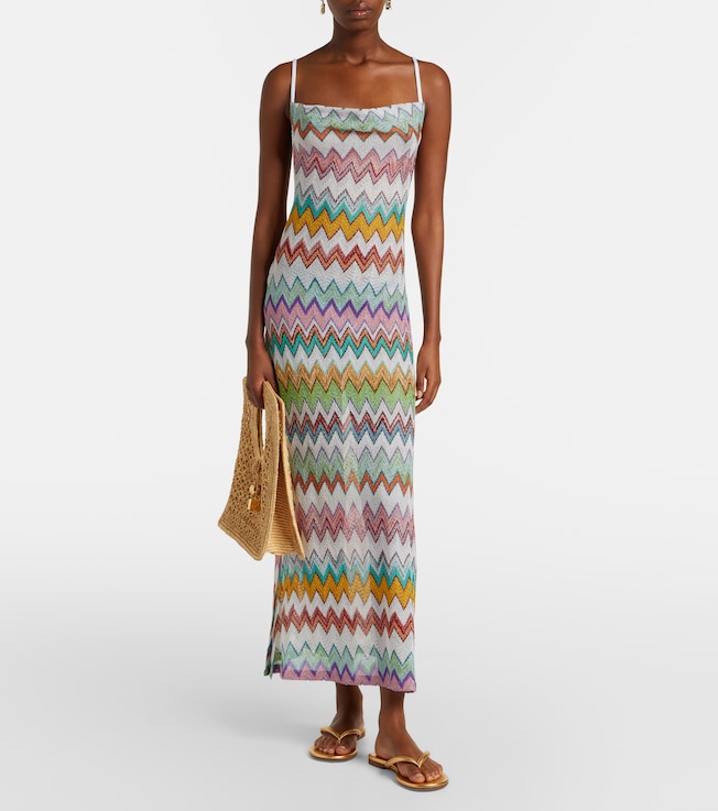 Missoni Zigzag lamé maxi dress
